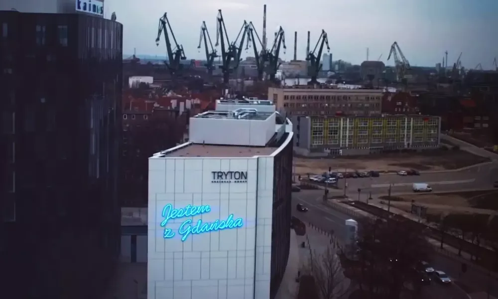 Neon "I'm from Gdańsk"